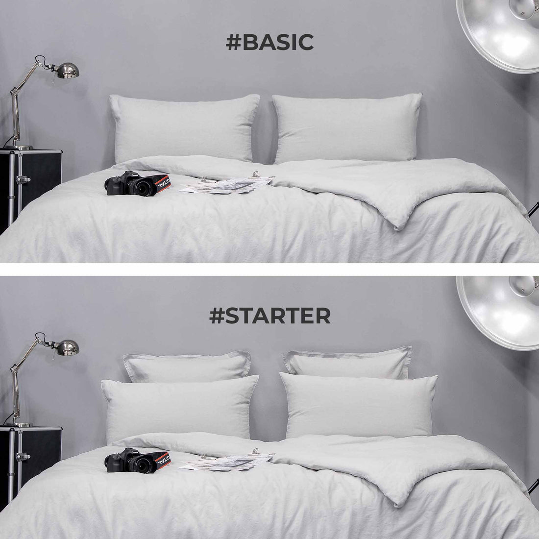 240x220 Bettwäsche Set Halbleinen 'Starter Set' | kuschelfashion