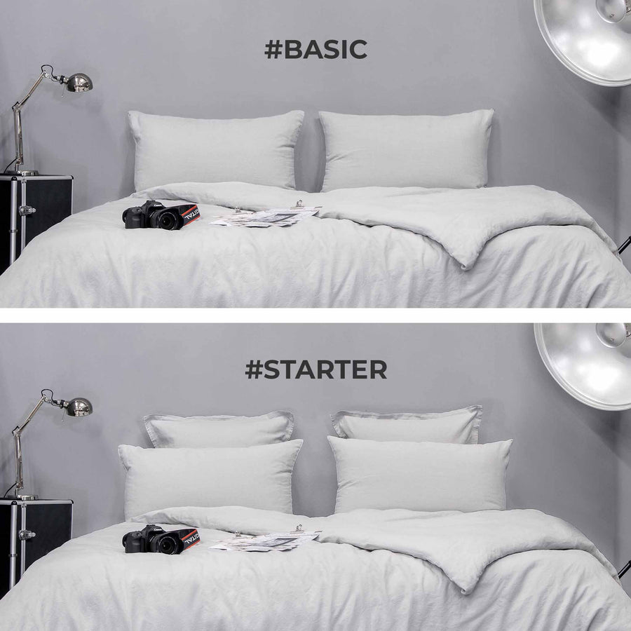 240x220 Bettwäsche Set Halbleinen 'Starter Set' | kuschelfashion
