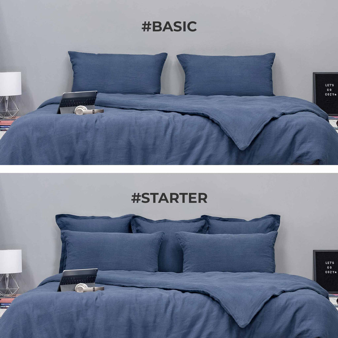 260x220 Bettwäsche Set Hanf 'Starter Set' | kuschelfashion