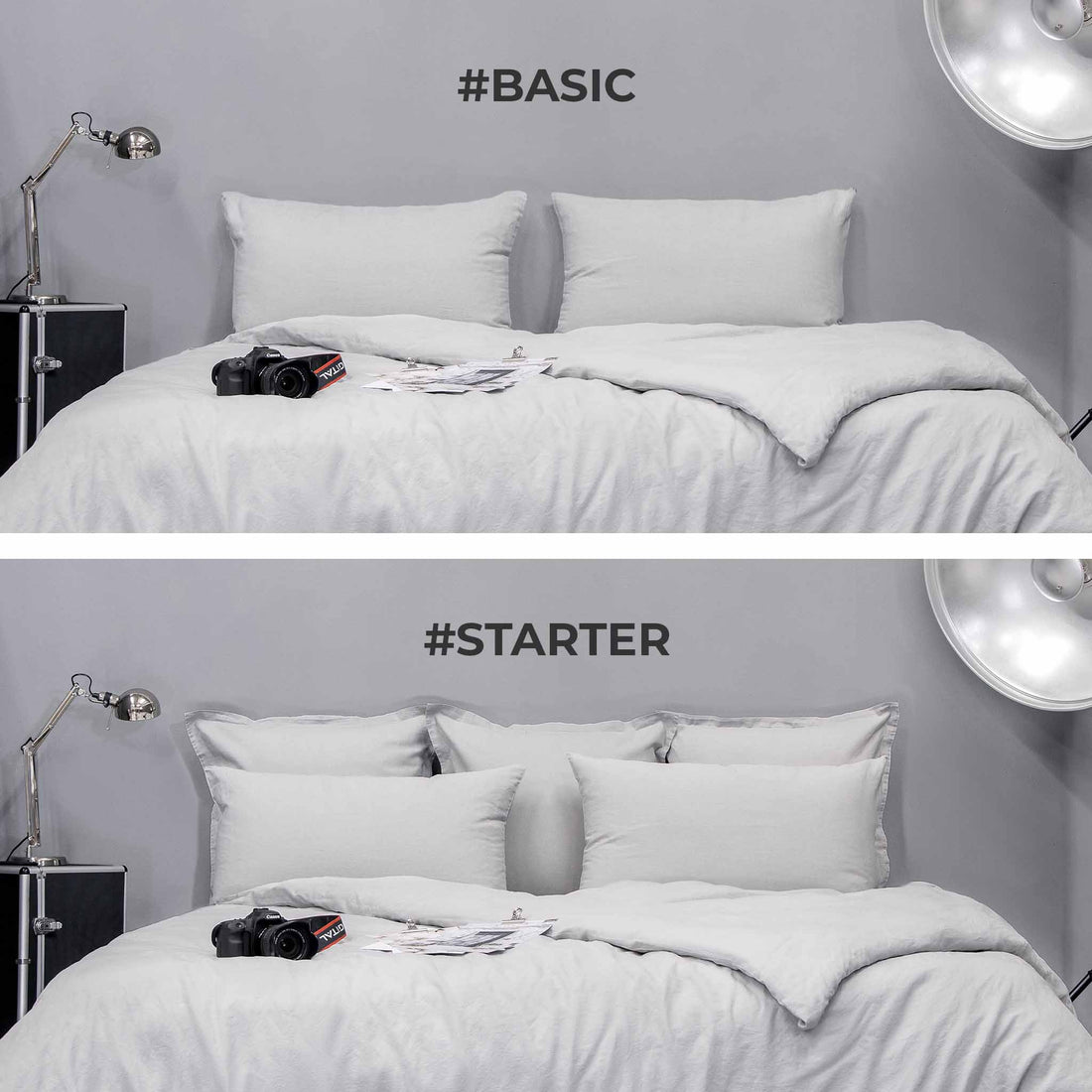 280x240 Bettwäsche Set Halbleinen 'Starter Set' | kuschelfashion
