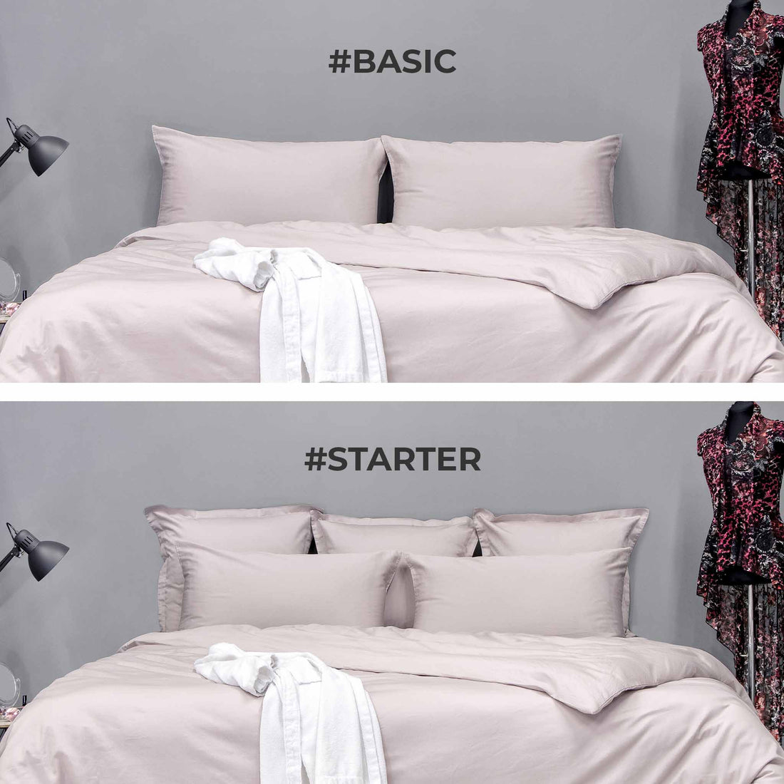 280x240 Bettwäsche Set Satin 'Starter Set' | kuschelfashion