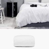 Bettbezug 200x200 aus Halbleinen weiß | kuschelfashion