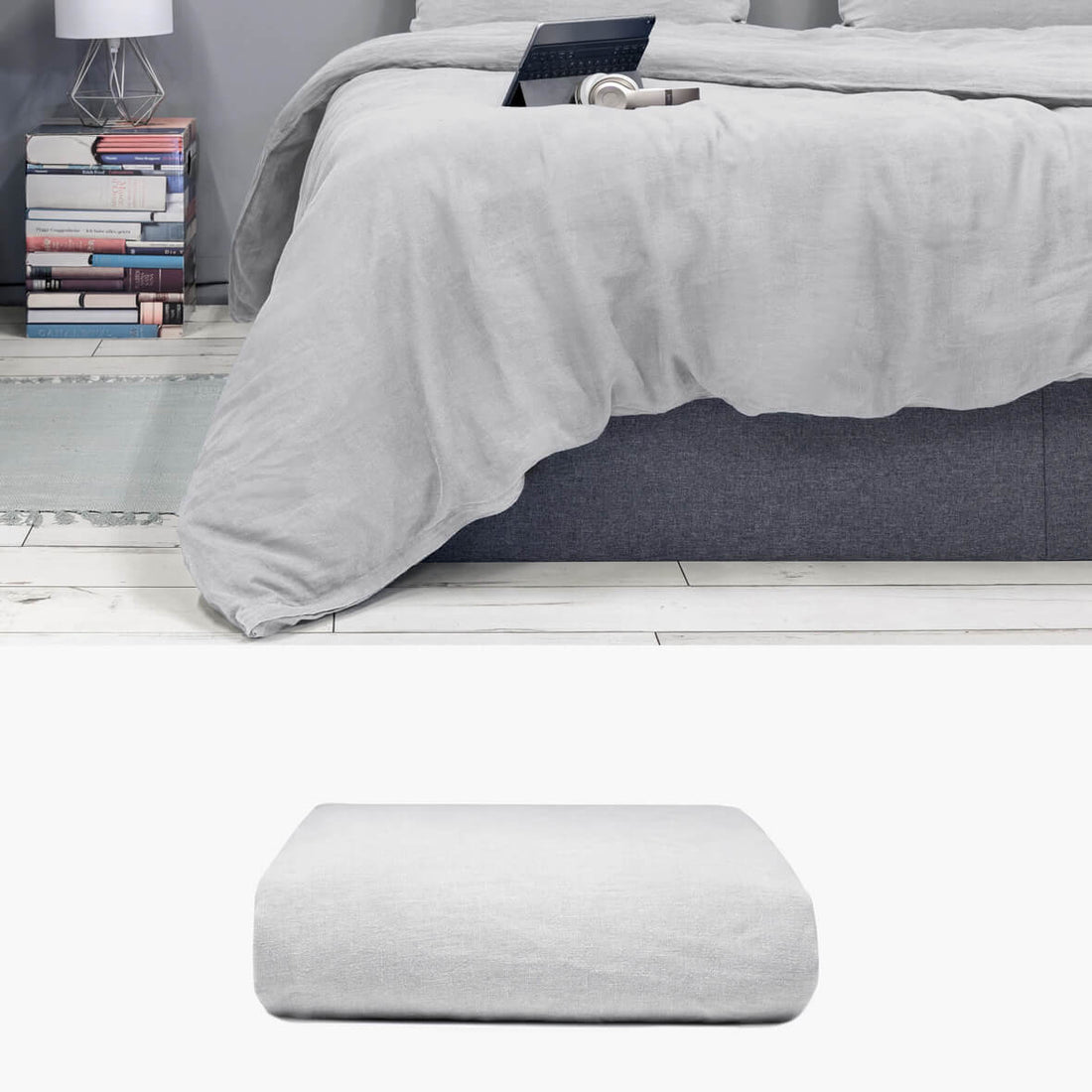BETTBEZUG 200x220 | Deckenbezug in Leinen. Hanf. Satin. | kuschelfashion
