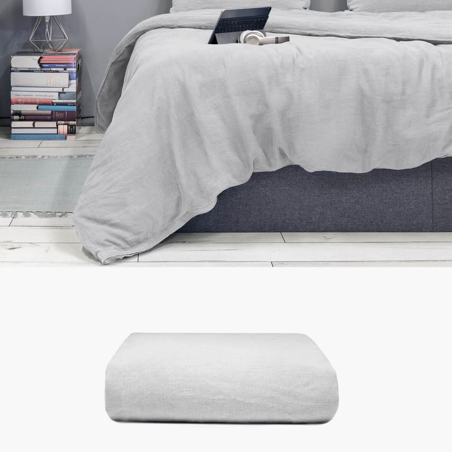 BETTBEZUG 200x220 | Deckenbezug in Leinen. Hanf. Satin. | kuschelfashion