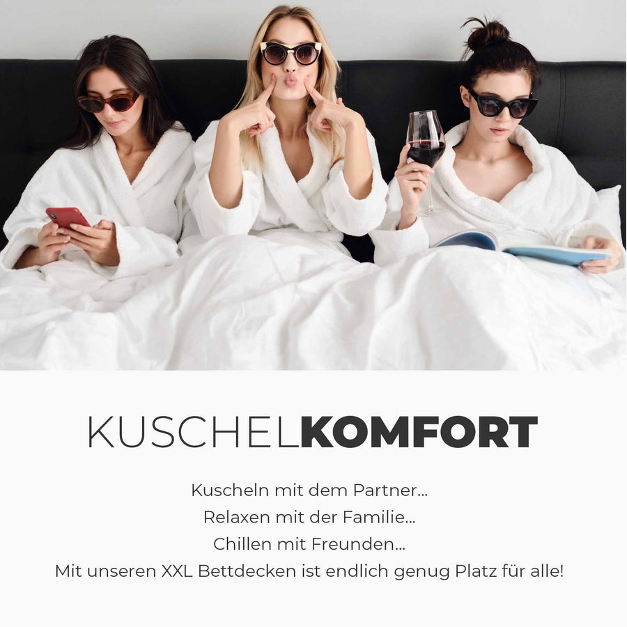 Bettdecken 240x220 groß genug | kuschelfashion
