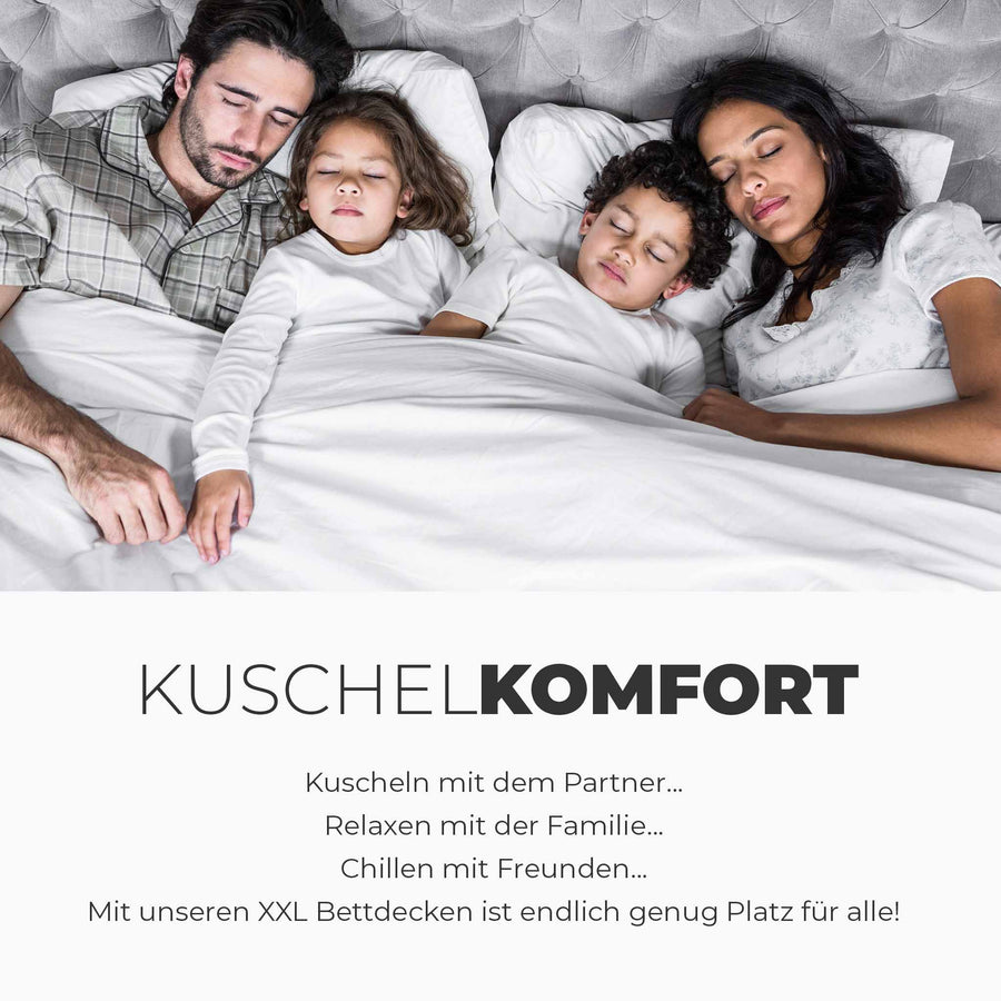 Große Bettdecke 280x240 | kuschelfashion