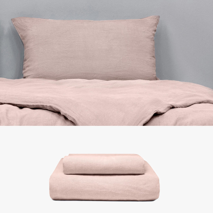 HANF Bettwäsche altrosa 135x200 | kuschelfashion