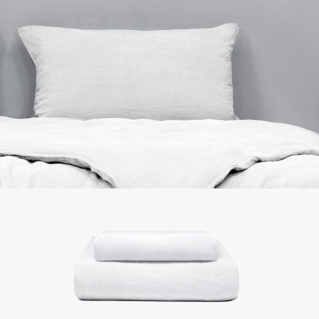 HANF Bettwäsche weiß 135x200 | kuschelfashion