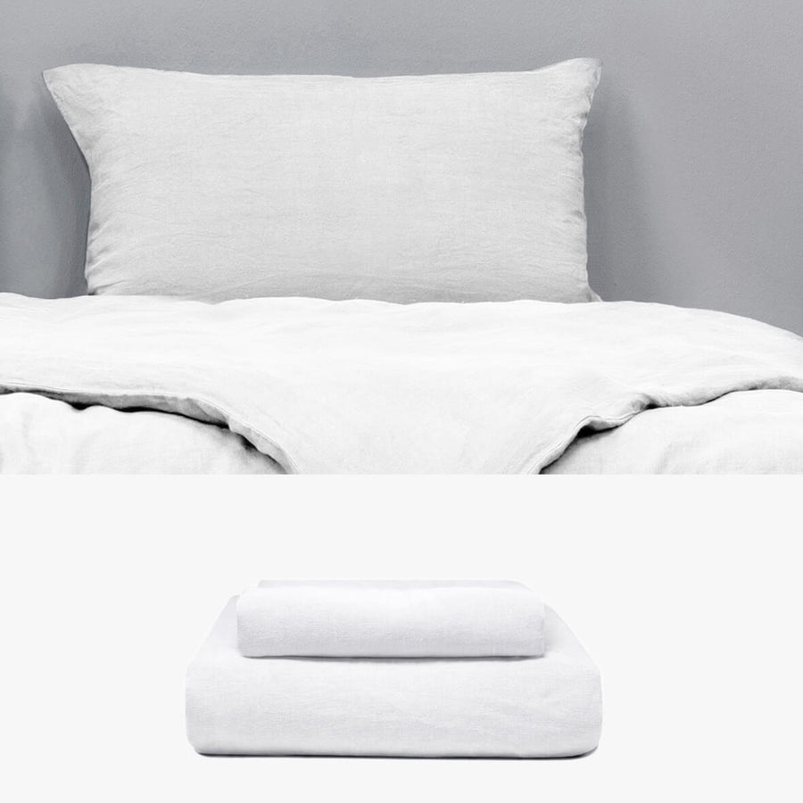 HANF Bettwäsche weiß 135x200 | kuschelfashion