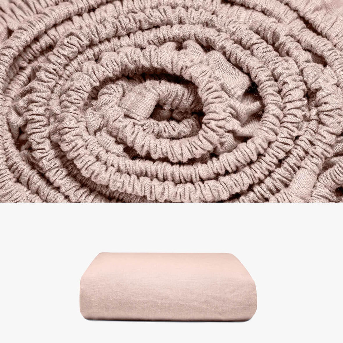 HANF Spannbettlaken altrosa | kuschelfashion