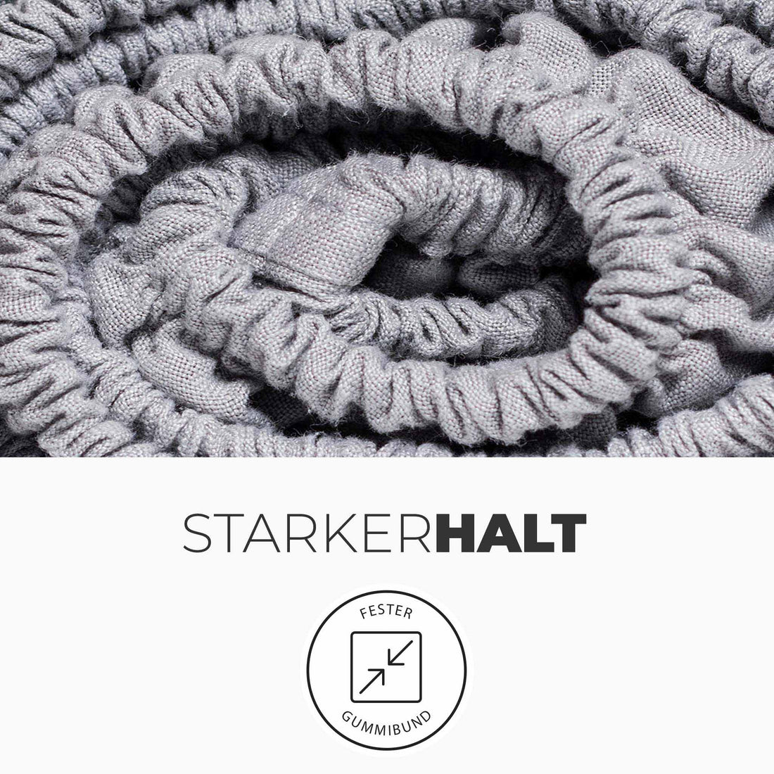 Hochwertige Spannbettlaken Leinen fester Gummibund | kuschelfashion