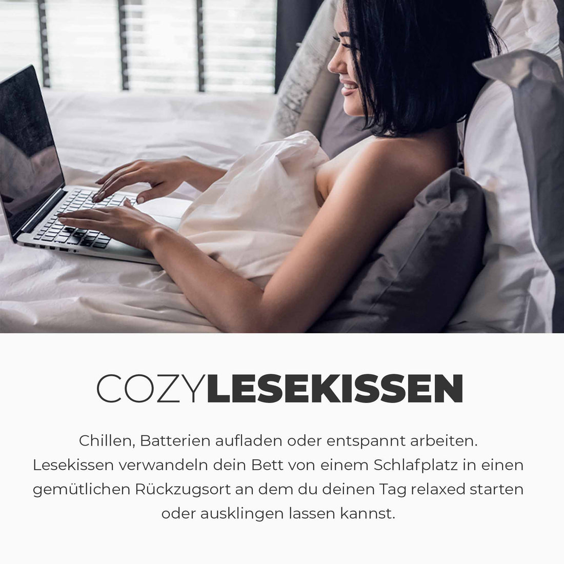 Kissen für Bett zum Anlehnen 3er Kissenset | kuschelfashion