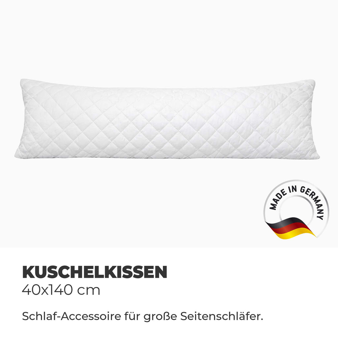 Kuschelkissen 40x140 Seitenschläfer Kopfkissen | kuschelfashion