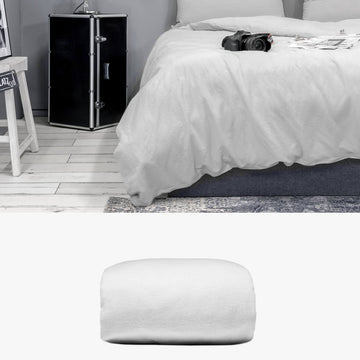 LEINEN Bettbezug grau | kuschelfashion