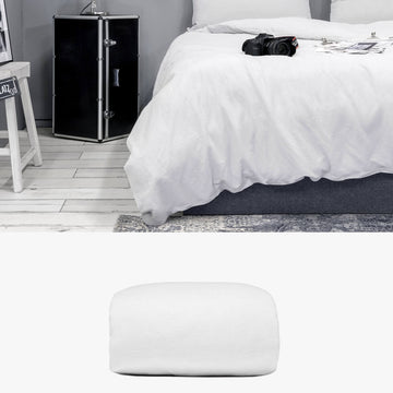 LEINEN Bettbezug weiß | kuschelfashion