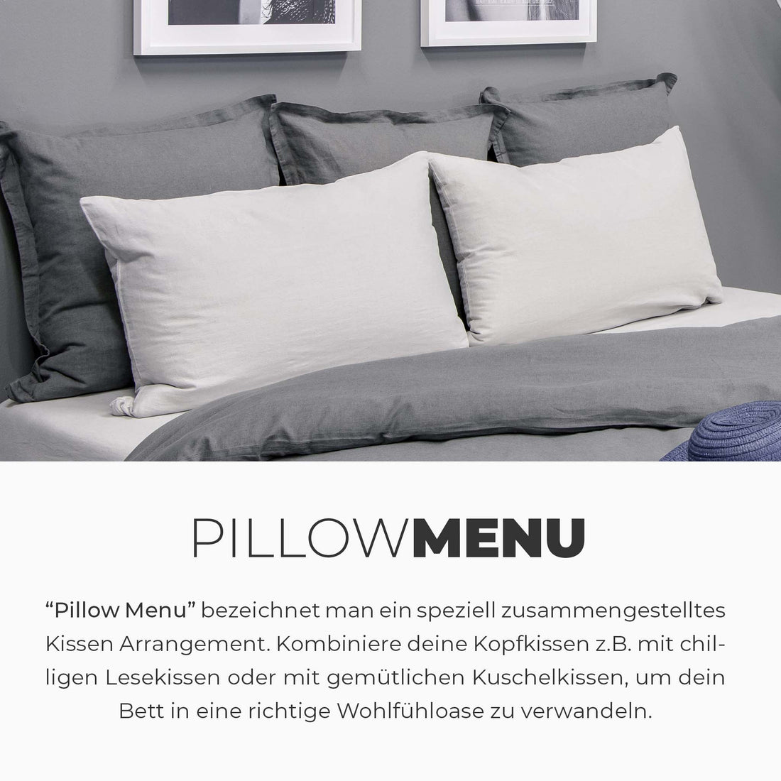 LEINEN Kissen richtig kombinieren Schlafkissen | kuschelfashion