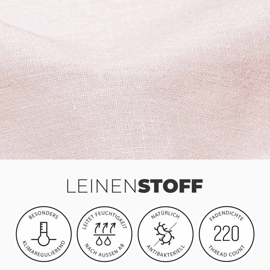 LEINEN Kissenbezüge bügelfrei Stoff | kuschelfashion