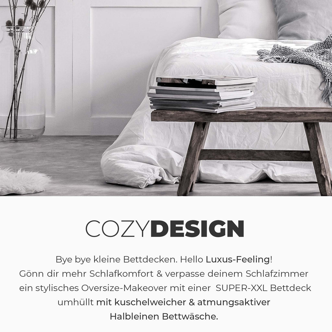 Moderne Bettwäsche 280x240 'Starter Set' | kuschelfashion