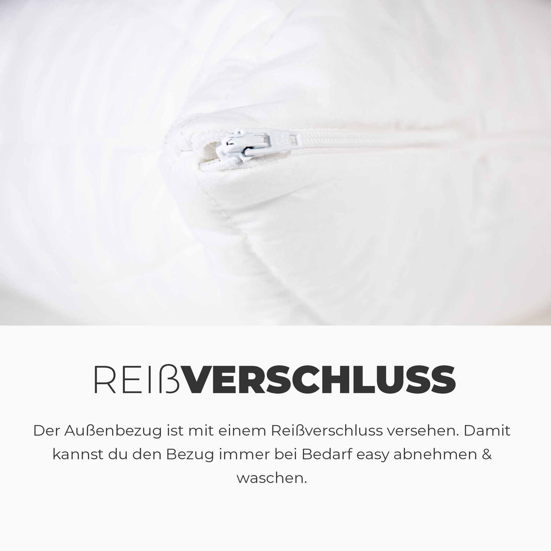 Rückenkissen mit Reißverschluss | kuschelfashion