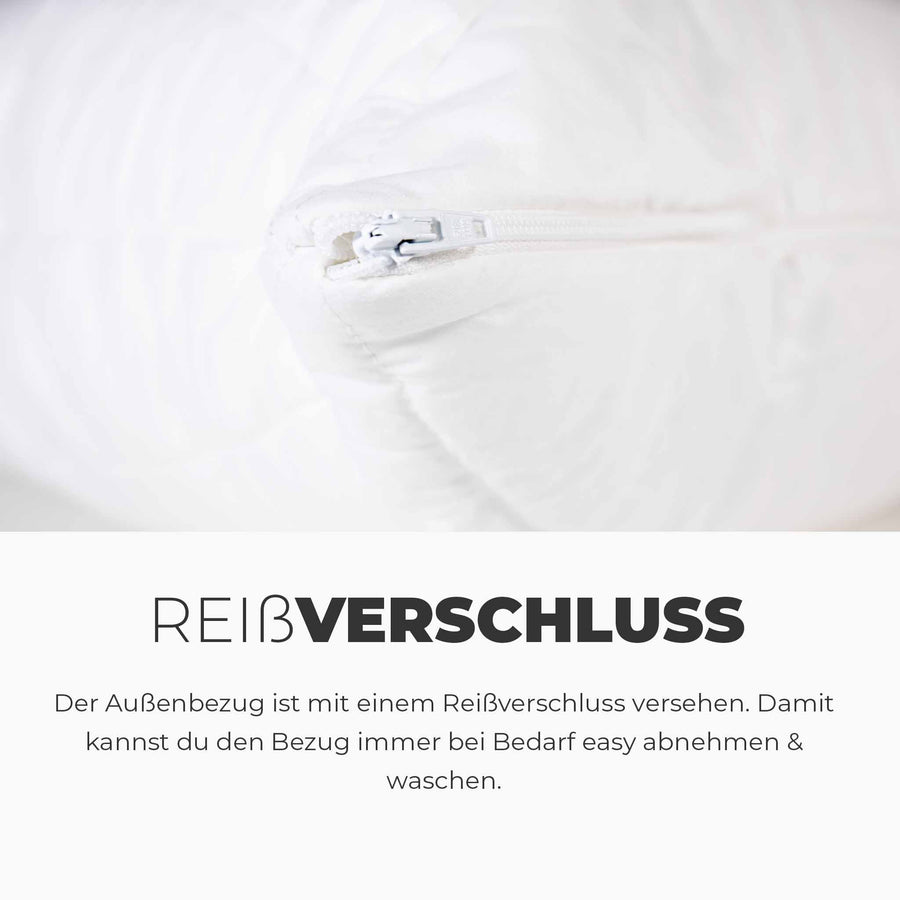Rückenkissen mit Reißverschluss | kuschelfashion