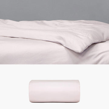 Bettbezug 135x200 aus Baumwollsatin rosa | kuschelfashion