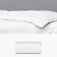 Bettbezug 135x200 aus Baumwollsatin weiß | kuschelfashion