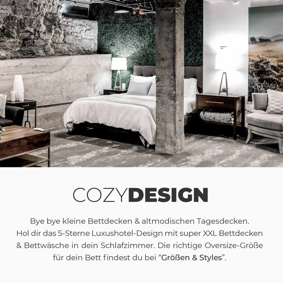 SATIN Bettbezug Set Schlafzimmer einrichten | kuschelfashion