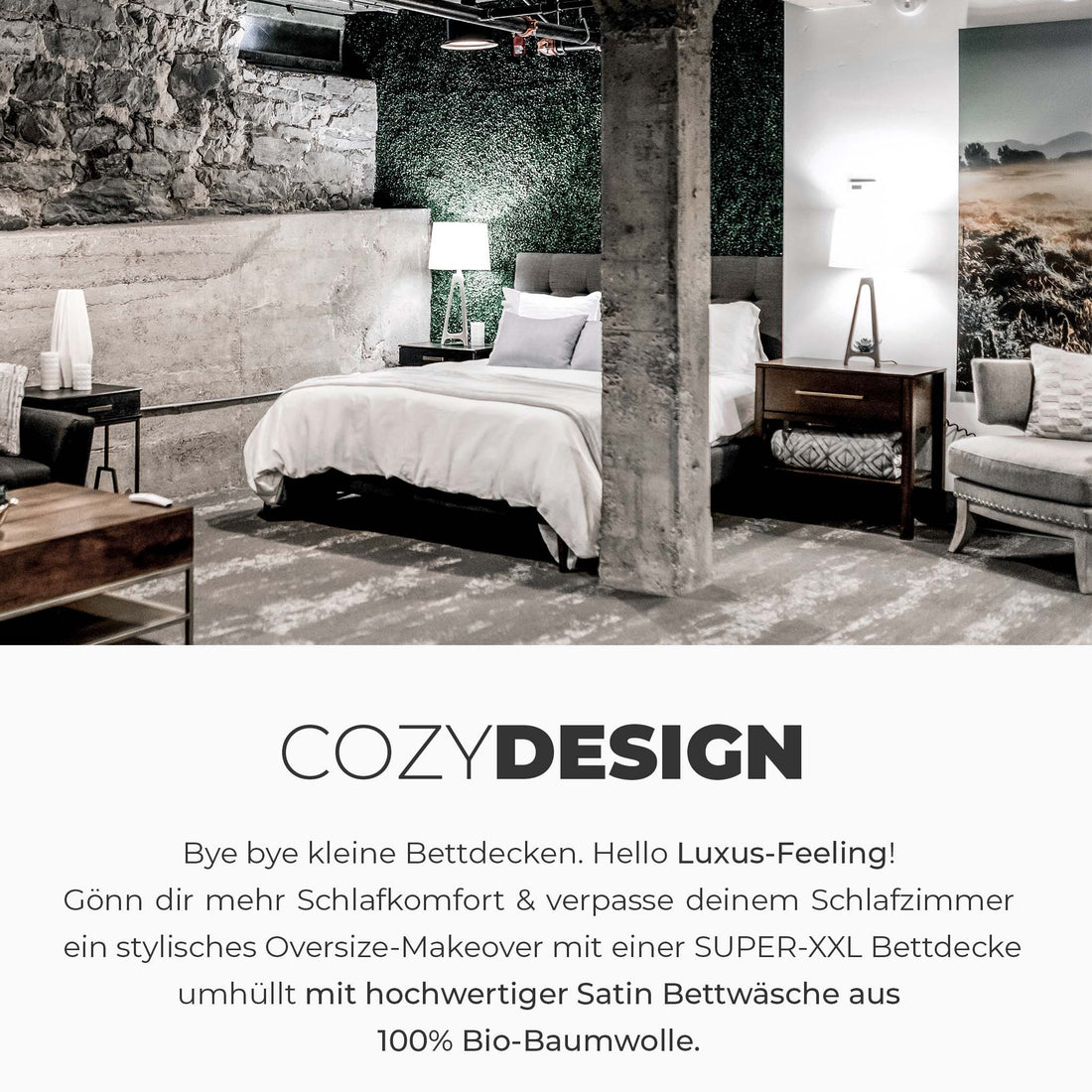 SATIN Bettwäsche 100 Baumwolle 'Starter Set' | kuschelfashion