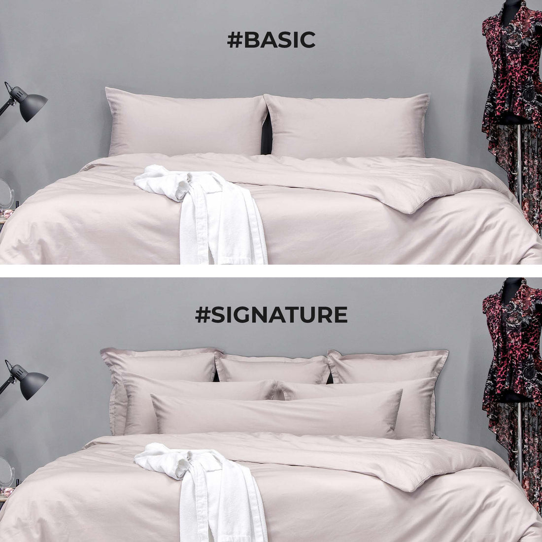 SATIN Bettwäsche Set Style  'Signature Set'  | kuschelfashion