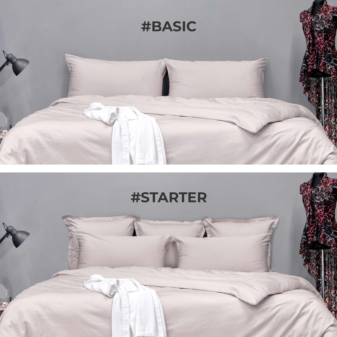 SATIN Bettwäsche Set Style 'Starter Set' | kuschelfashion