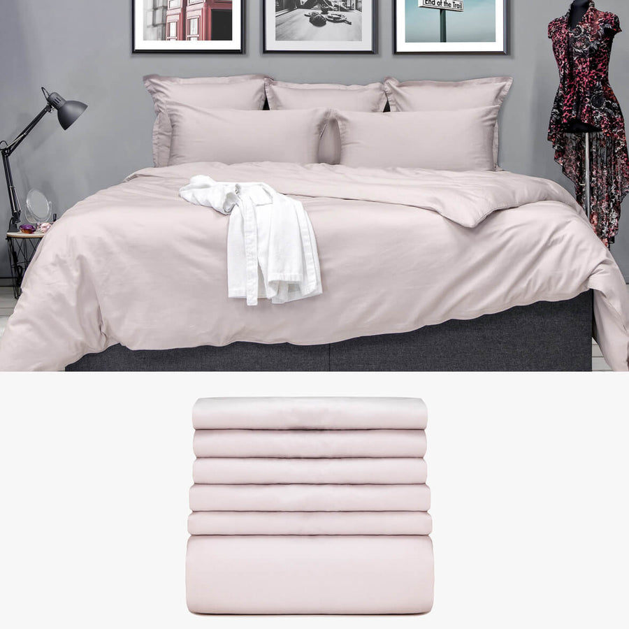 SATIN Bettwäsche rosa 'Starter Set' | kuschelfashion