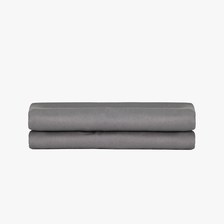 Satin Kissenbezüge 80x80 anthrazit | kuschelfashion