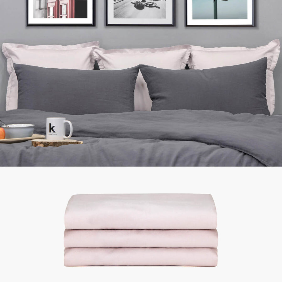 ORGANIC SATEEN Satin Kissenbezug | Kissenbezüge 60x60 für LESEKISSEN | kuschelfashion