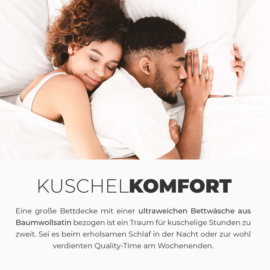 SATIN Kuschelige Baumwollbettwäsche 'Starter Set' | kuschelfashion