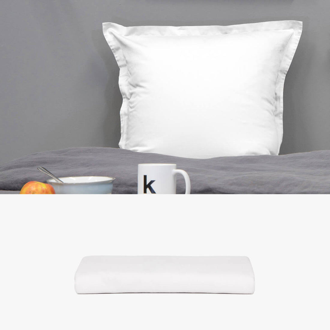 SATIN Rückenkissen weiß | kuschelfashion